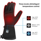 Custom Heated Cycling Gloves with Logo | Rechargeable Battery Warm