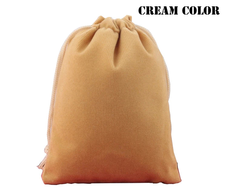 Custom Velvet Drawstring Pouch for Jewelry | Hot Stamping & Low MOQ 100
