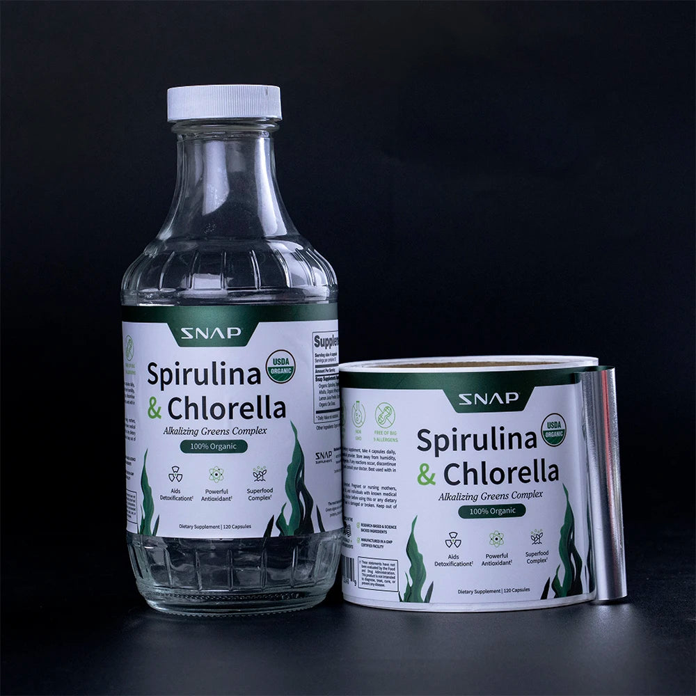 Custom Waterproof Vinyl Labels | Silver Foil Stickers