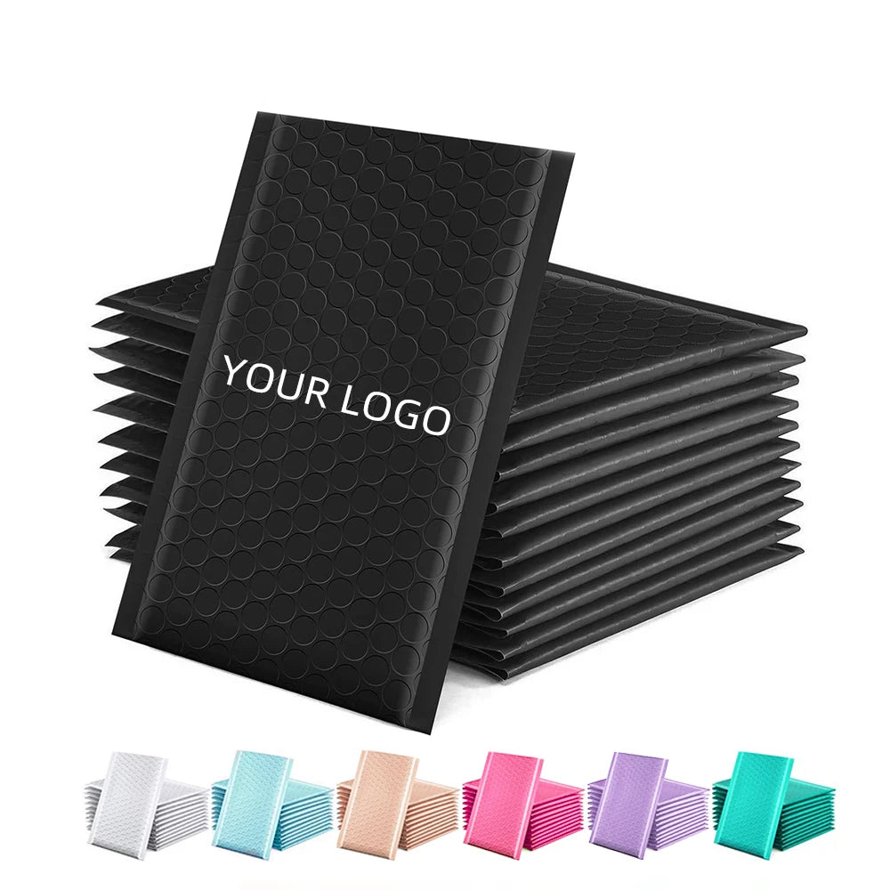 Custom Biodegradable Bubble Mailers | Logo | MOQ 100