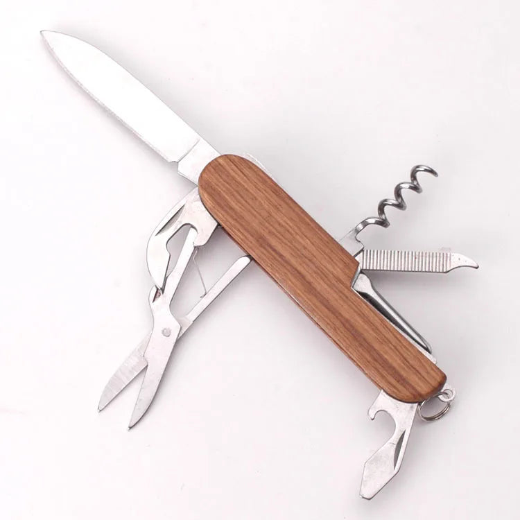 Custom 11-in-1 Folding Pocket Knife with Logo | MOQ 120 pcs