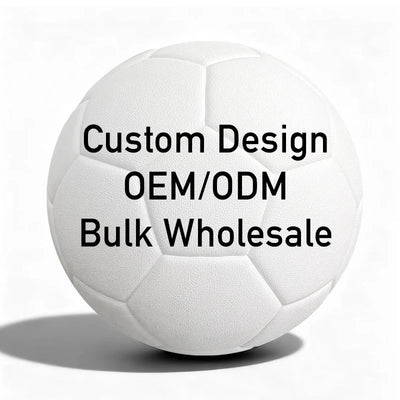 Custom PU Soccer Ball with Logo | Size 5 Machine Stitched
