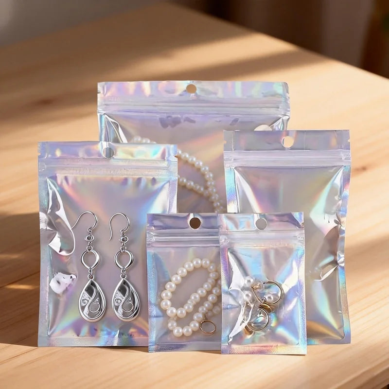 Custom Holographic Packaging Bags | Food-Grade CPP & 3-Day Design | Wholesale | Moisture-Proof