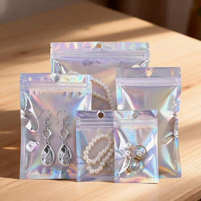 Custom Holographic Packaging Bags | Food-Grade CPP & 3-Day Design | Wholesale | Moisture-Proof