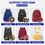Custom Polyester Backpack Wholesale | 100-Piece MOQ for Schools & Students