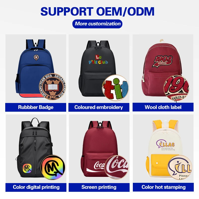 Custom Polyester Backpack Wholesale | 100-Piece MOQ for Schools & Students
