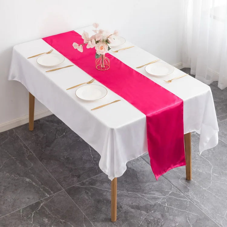 Satin Table Runners | 12×108 Inch | Stocked | MOQ 10