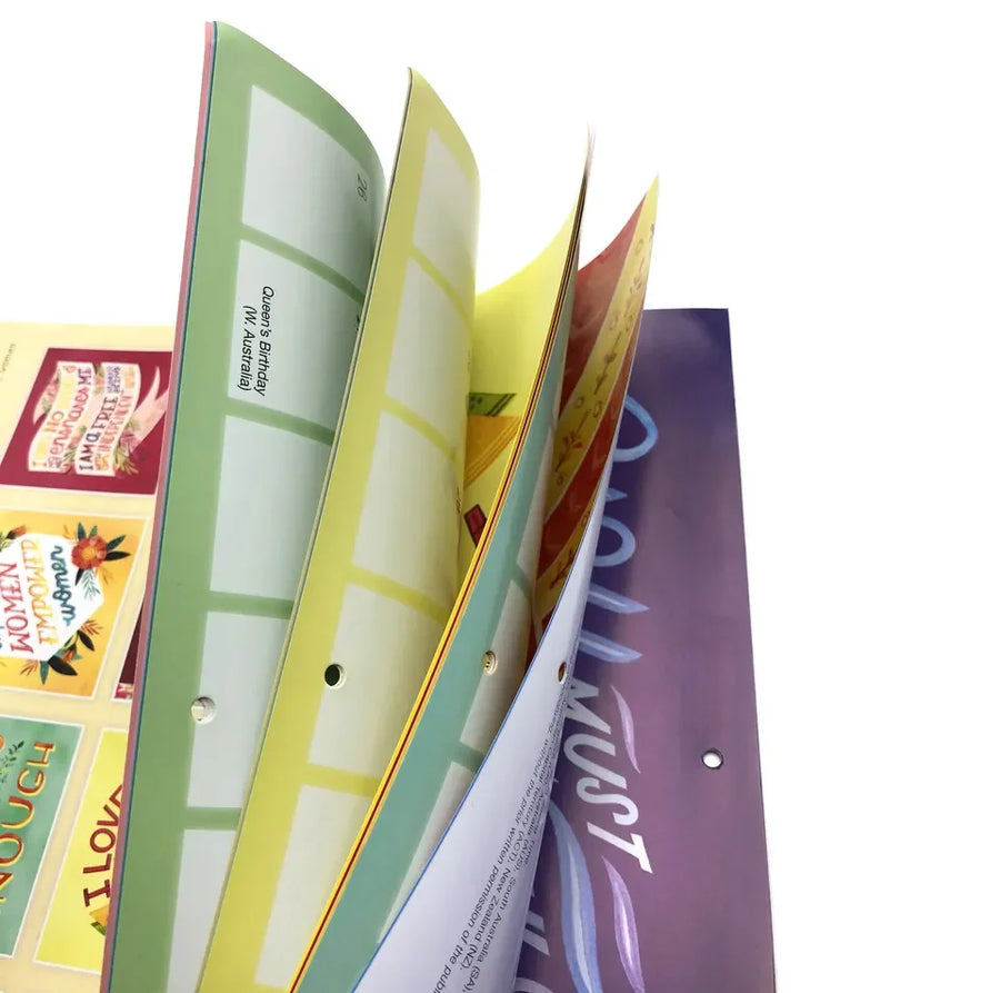 Custom 4-Color CMYK Wall Calendars & Planners with Foil Stamping | 500pc MOQ Corporate Branded Calendar Printing