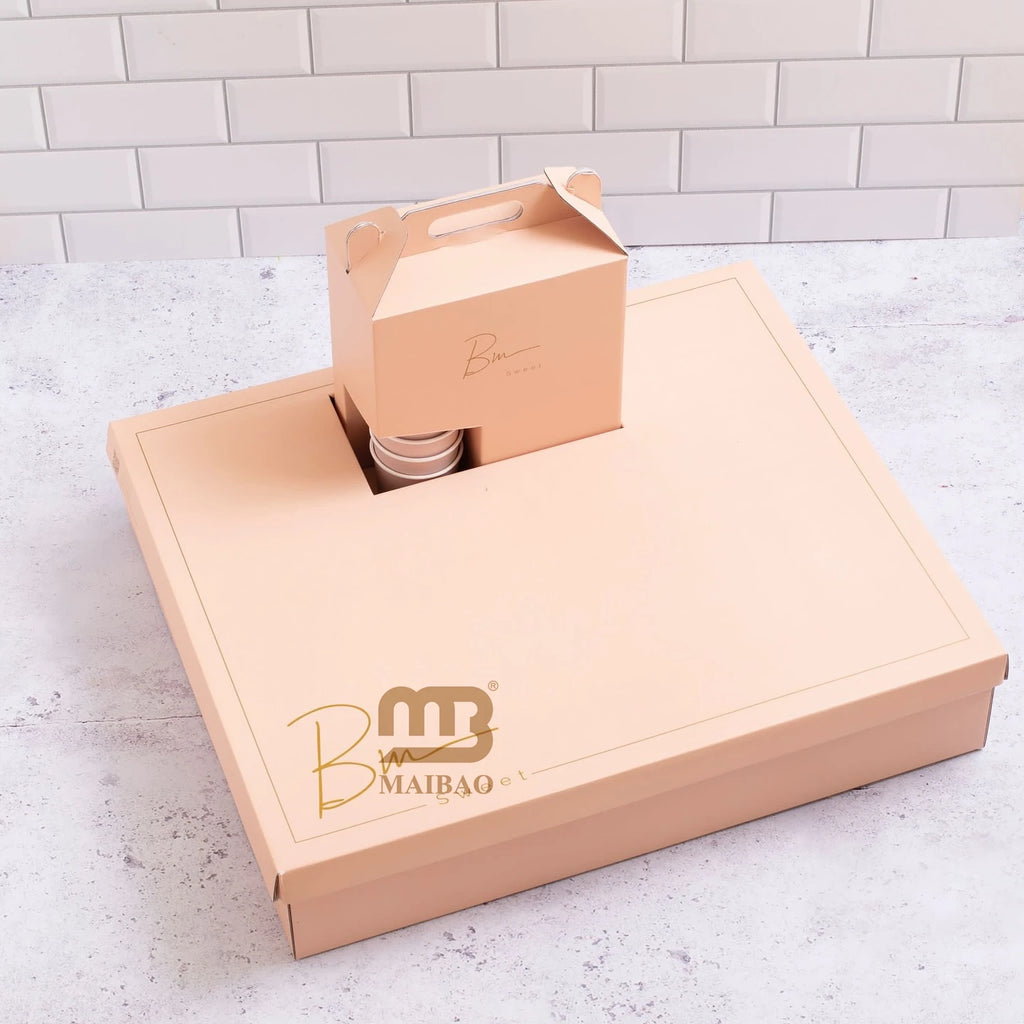 Premium Arabic Dessert Box with Coffee Tower | Custom MOQ 5,000