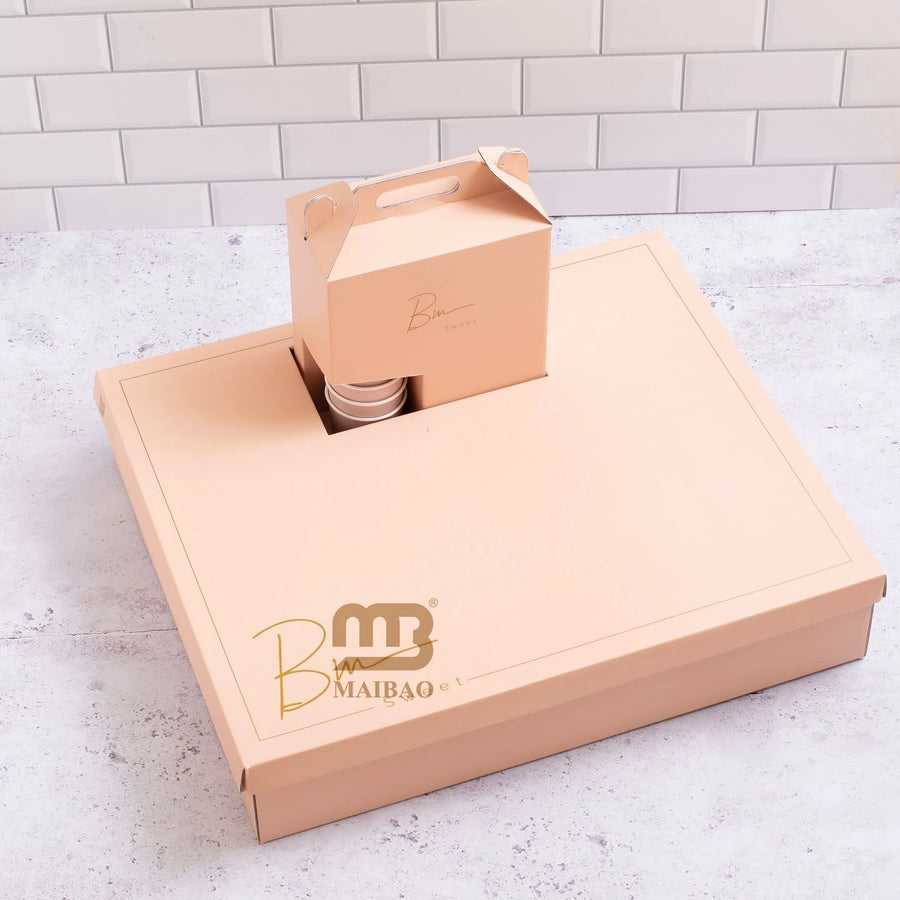 Premium Arabic Dessert Box with Coffee Tower | Custom MOQ 5,000