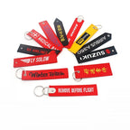 Custom Embroidered Keychains with Logo | 50 MOQ Double-Sided