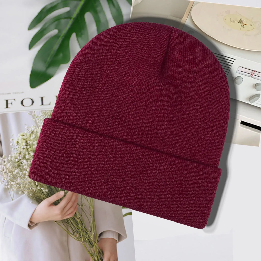 Custom Jacquard Knit Beanies with Logo | 1 MOQ Premium