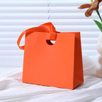Custom Ribbon Handle Paper Gift Bags | Jewelry Packaging MOQ 100