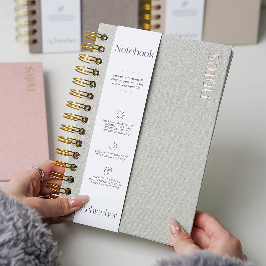 Custom Linen Hardcover Notebooks | 300-Piece MOQ