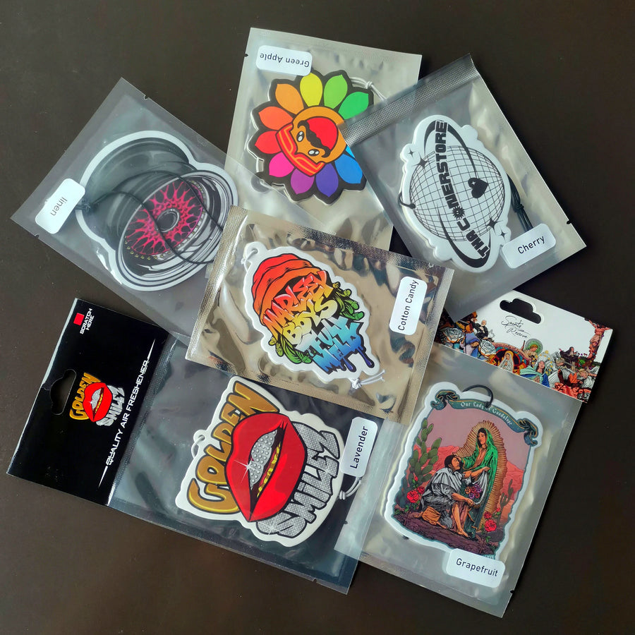 Custom Die Cut Shape Paper Car Air Freshener | MOQ 100