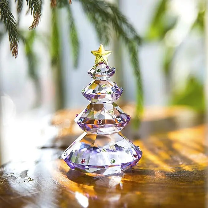 Custom Crystal Christmas Tree Trophies with Logo Wholesale | MOQ 20
