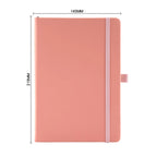 A5 PU Leather Notebook with Elastic Band and Pen Holder for Office, Meetings and Custom Logo