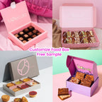 Custom Food Grade Paper Cake Boxes | FDA Certified MOQ Flexible