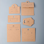 Custom Paper Jewelry Display Cards with Logo | MOQ 100