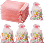 Transparent Organza Pouches Wholesale | 0.001kg Gift Bags Jewelry Packaging