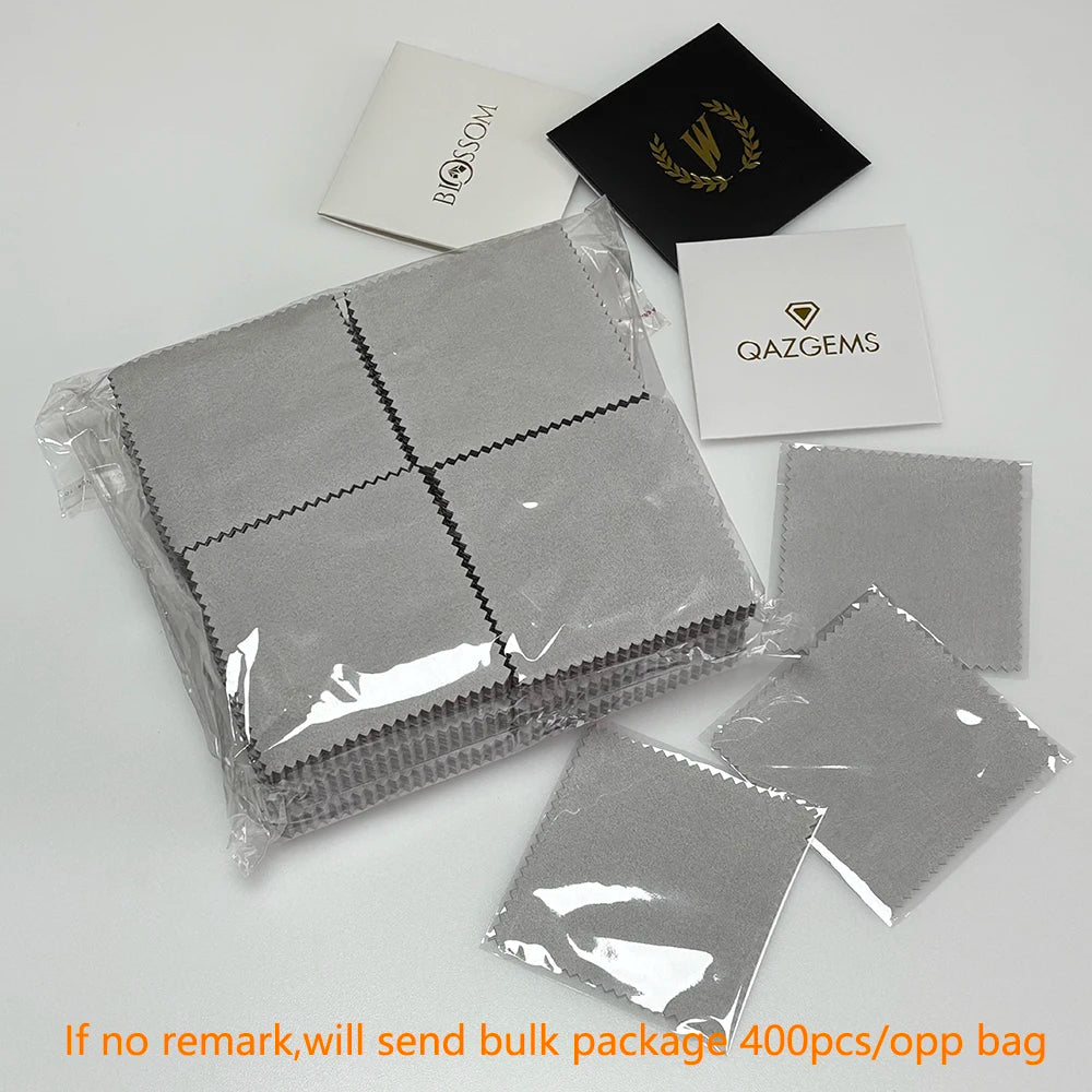 Custom Microfiber Suede Jewelry Cleaning Cloth with Logo | MOQ 100
