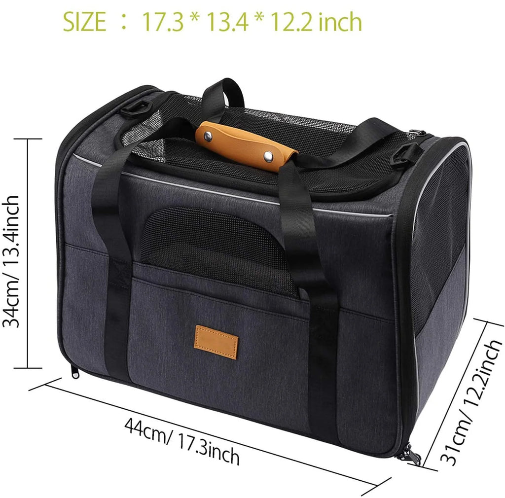 Folding Pet Travel Carrier | 300 Pcs MOQ, Airline Compliant | Eco-Friendly