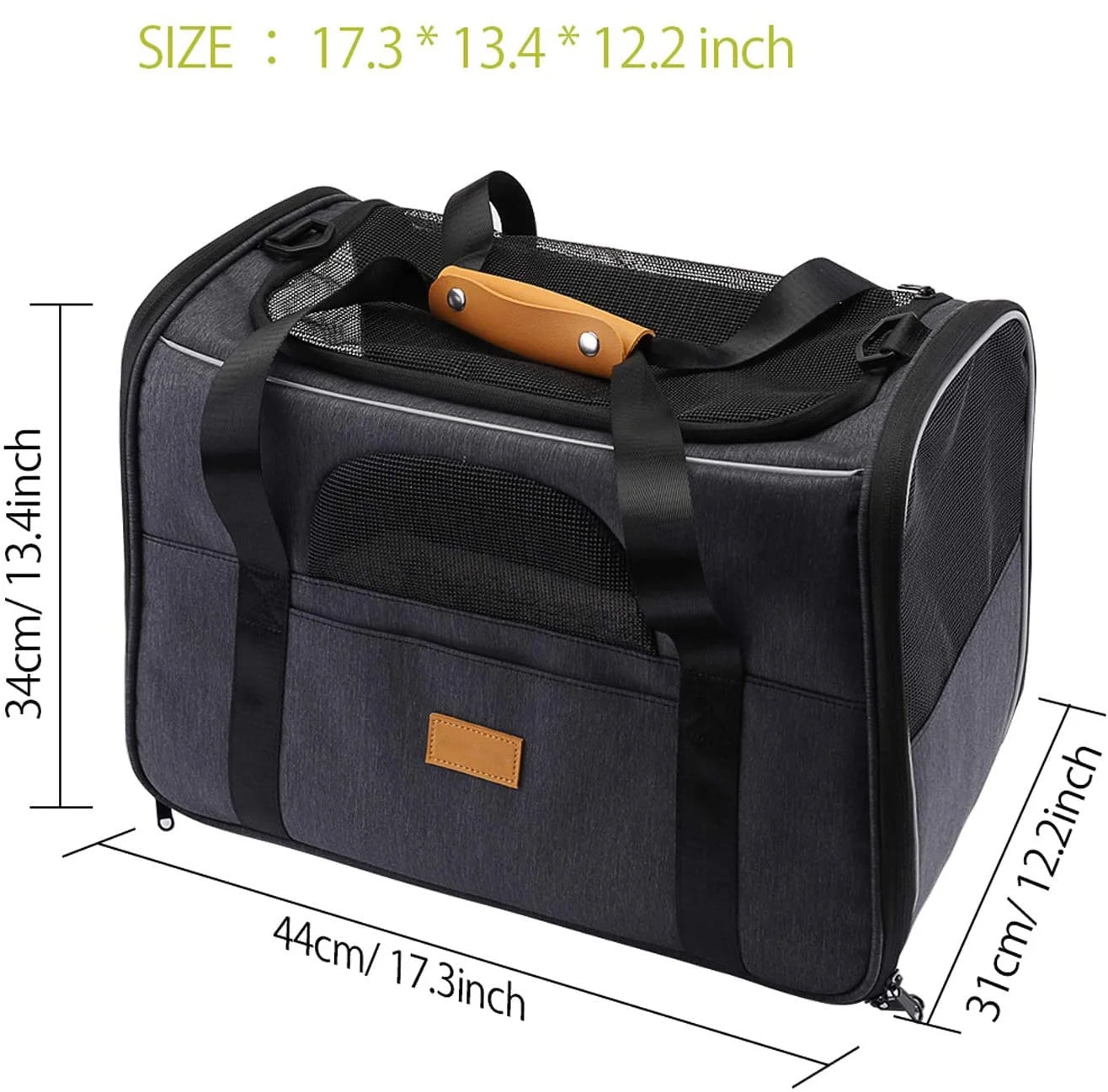 Folding Pet Travel Carrier | 300 Pcs MOQ, Airline Compliant | Eco-Friendly