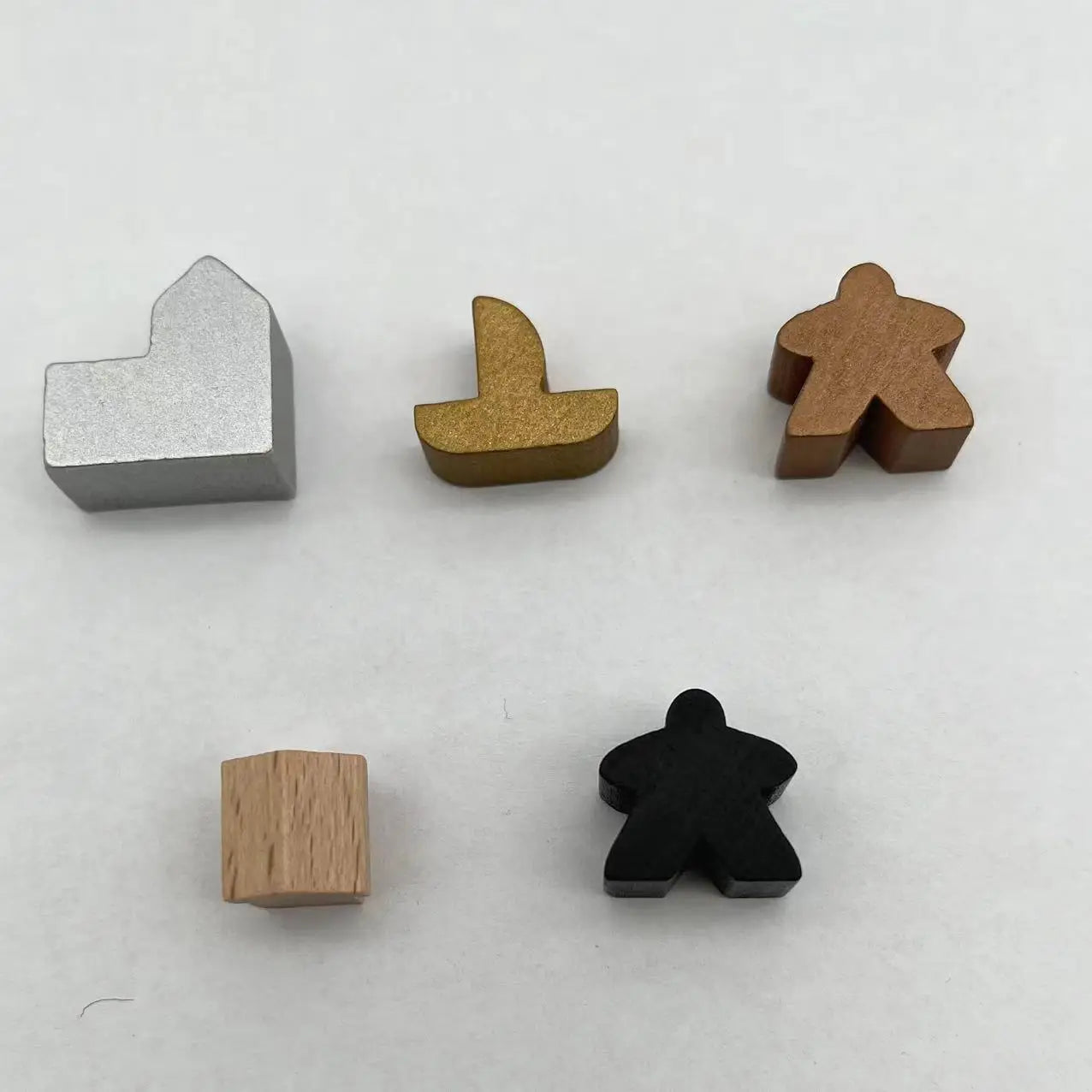 Custom Wooden Meeple Game Tokens | Natural Wood Pieces | Bulk Wholesale