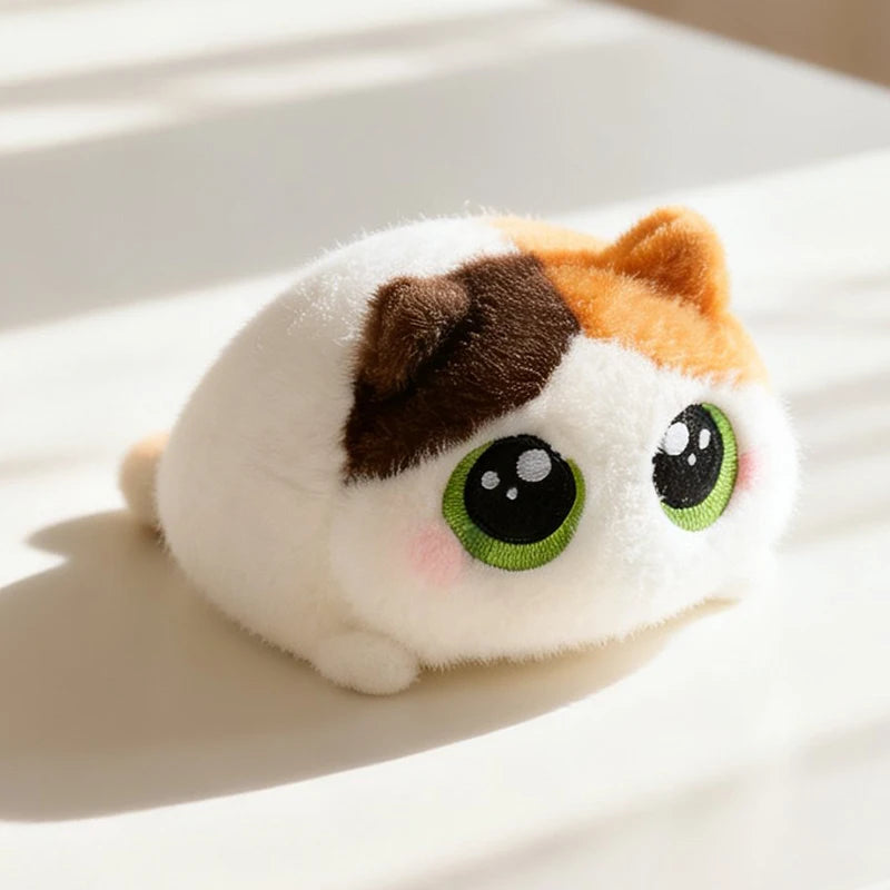 Custom Logo 15cm Loaf Cat Plush Toy Wholesale | Stress Relief Desk Decor