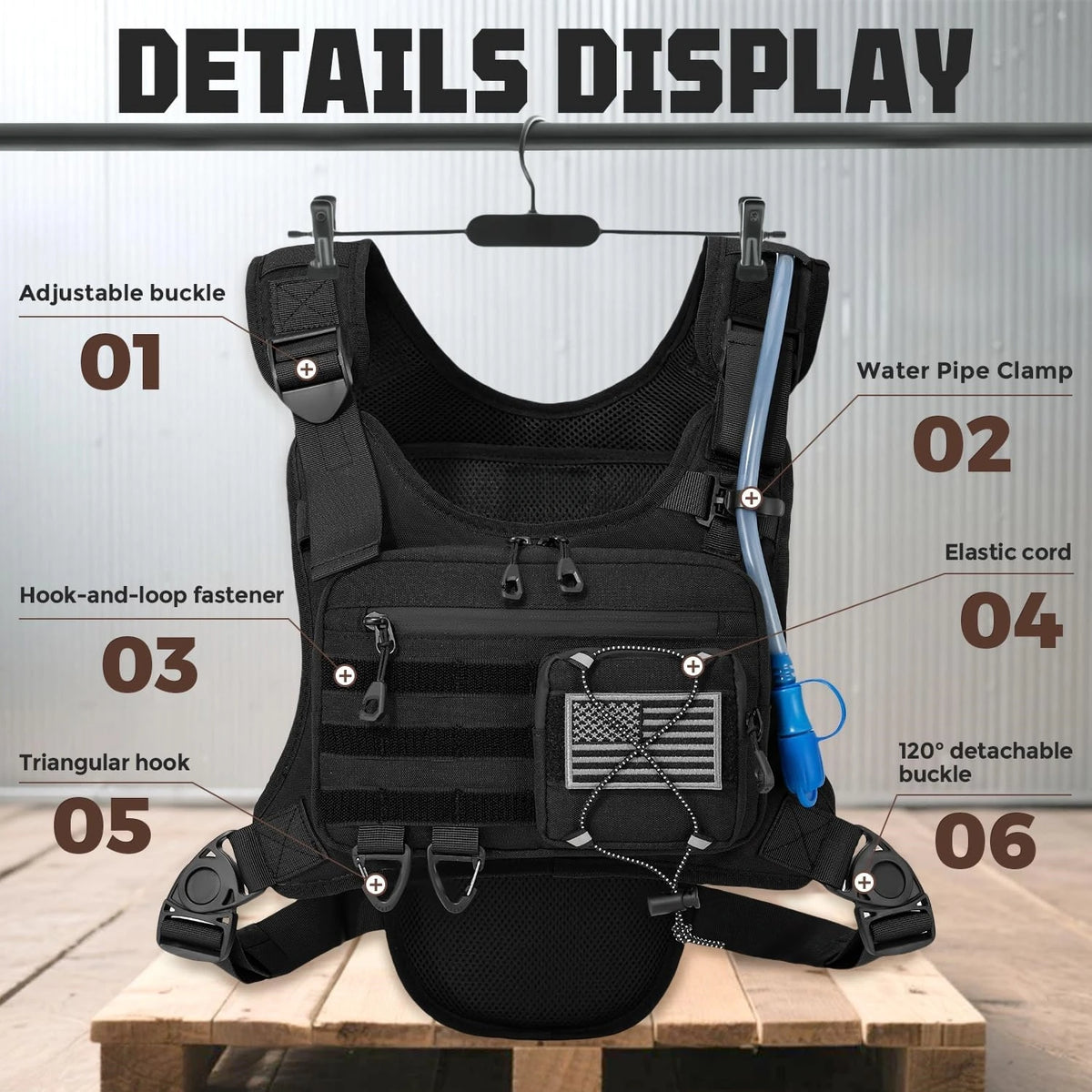 Custom Hydration Vest Backpack with Logo | MOQ 300