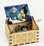 Wooden Hand-Cranked Music Box | Howl's Moving Castle | 10 MOQ | Custom