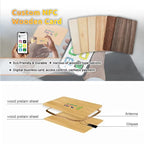 Eco-Friendly RFID Wood Cards | 13.56 MHz | Laser Engraved | 100 MOQ | Hotel, Gift