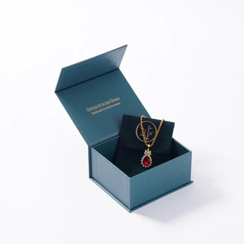 Custom Jewelry Packaging Boxes with Logo — Eco-Friendly Drawer & Magnetic Closure