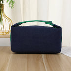 Custom 24cm Canvas Cosmetic Bag with Logo | 50 MOQ Heat Transfer & Screen Print | Bulk for Trade Shows