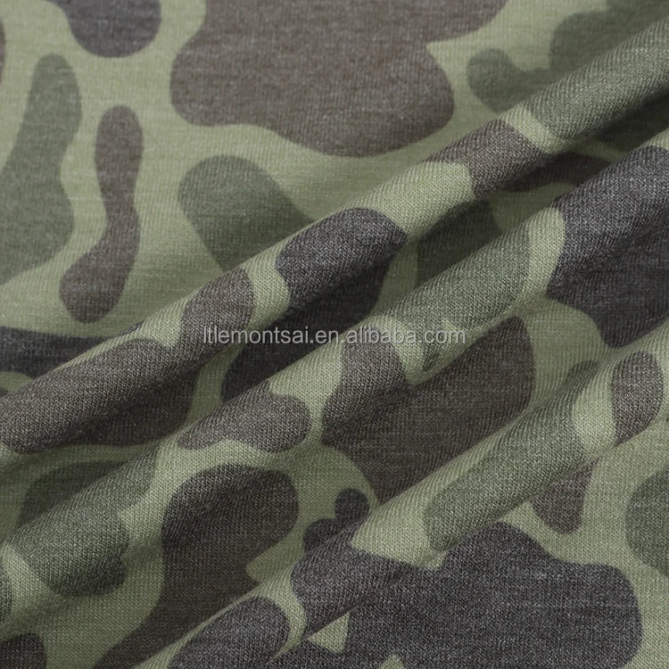 Custom Sublimation Hoodie 65% Polyester | Wholesale Camo Fishing Shirt Corporate