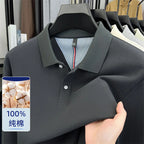 100% Cotton Pique Long Sleeve Shirt | Breathable Moisture-Wicking | Custom Printing
