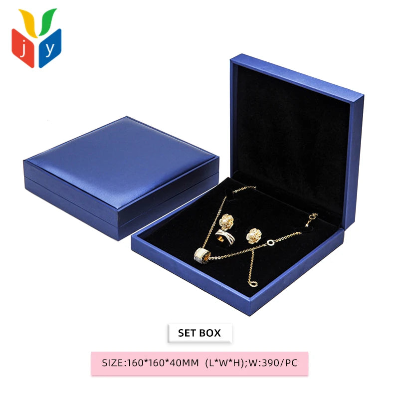 Custom PU Leather Jewelry Boxes with Logo | MOQ 100