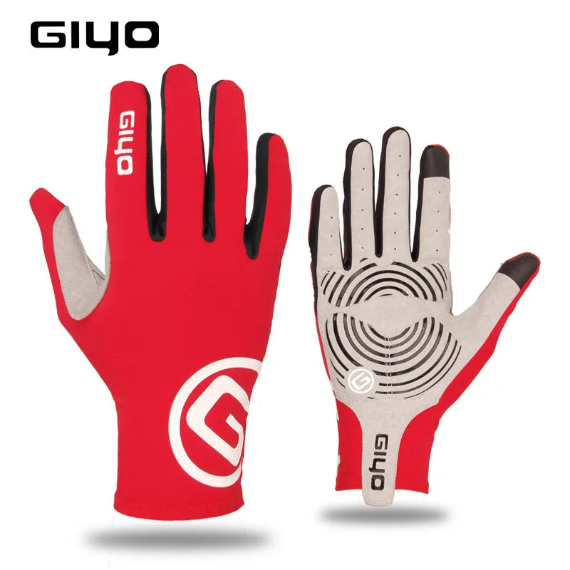 Custom Full-Finger Cycling Gloves with Logo | MOQ 50 pcs