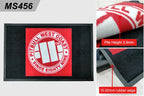 Custom Machine Made Nylon Floor Mat: Chromojet Print, Nitrile Rubber Backing