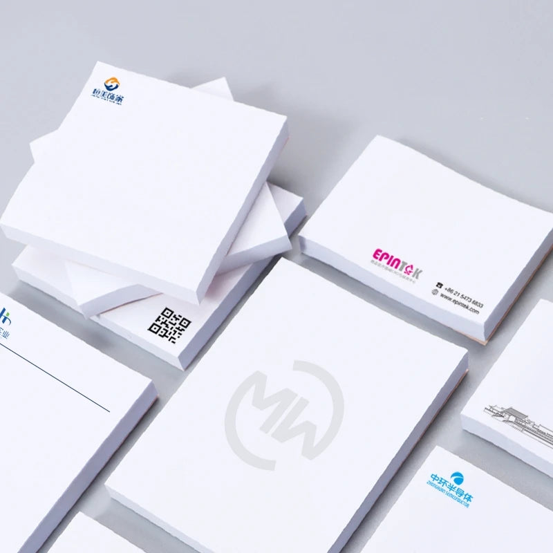 Custom Sticky Notes 3x3 Inch | Promotional Notepad with Logo | Bulk Office Gifts