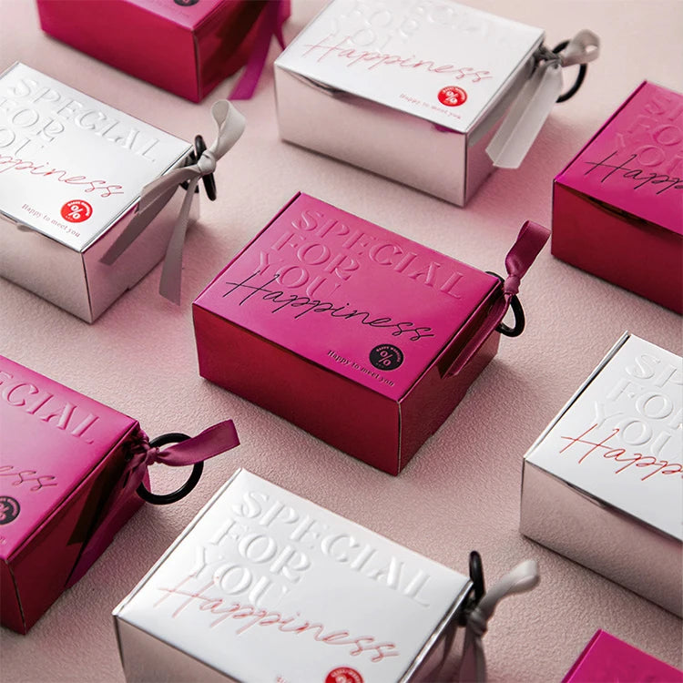 Embossed Rigid Gift Boxes FSC100% | MOQ 1 pc