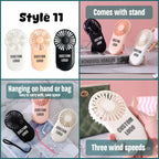 Custom Outdoor USB Portable Mini Cooling Fan with Logo | MOQ 100