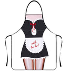 Waterproof Polyester Apron | 3D Printed Cartoon Barbecue Apron