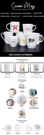 Custom Christmas Mugs 50 pcs | CE Certified