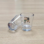 Custom 1.5oz Sublimation Shot Glass | Frosted Glass Barware | Bulk Corporate Gifts