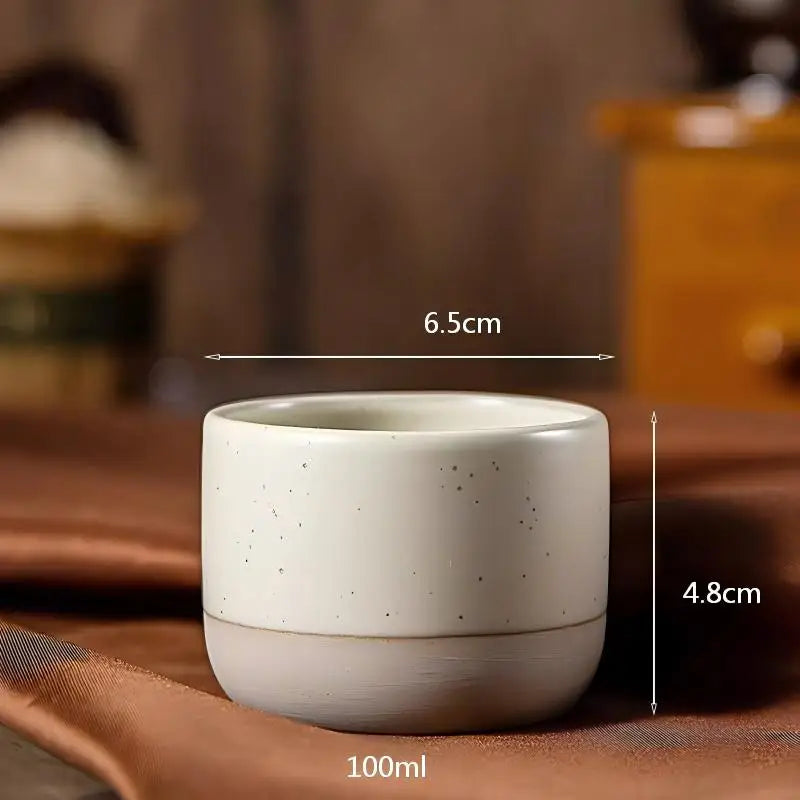 Custom Ceramic Espresso Cup Wholesale | 64 MOQ 5 Colors Microwave Safe