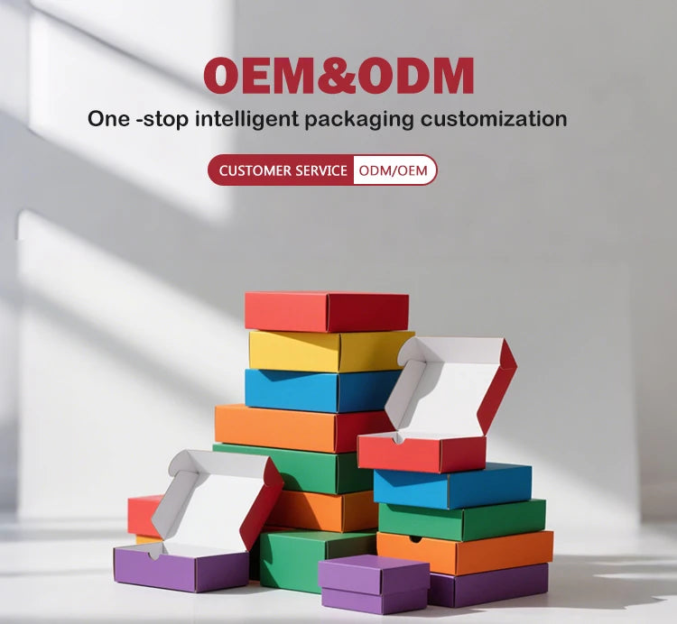 Custom Corrugated Mailer Boxes: 100 MOQ, 35-Day Lead, Free Sample | Pink Cosmetic Shipping Packaging