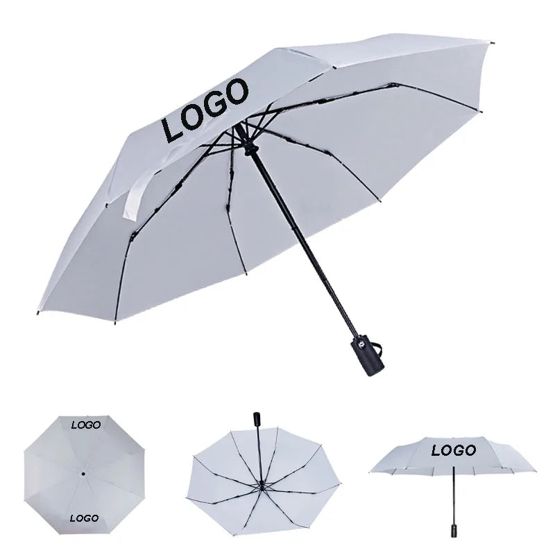 Custom Automatic Umbrella | 1 PC MOQ 190T Pongee Promotional Gift