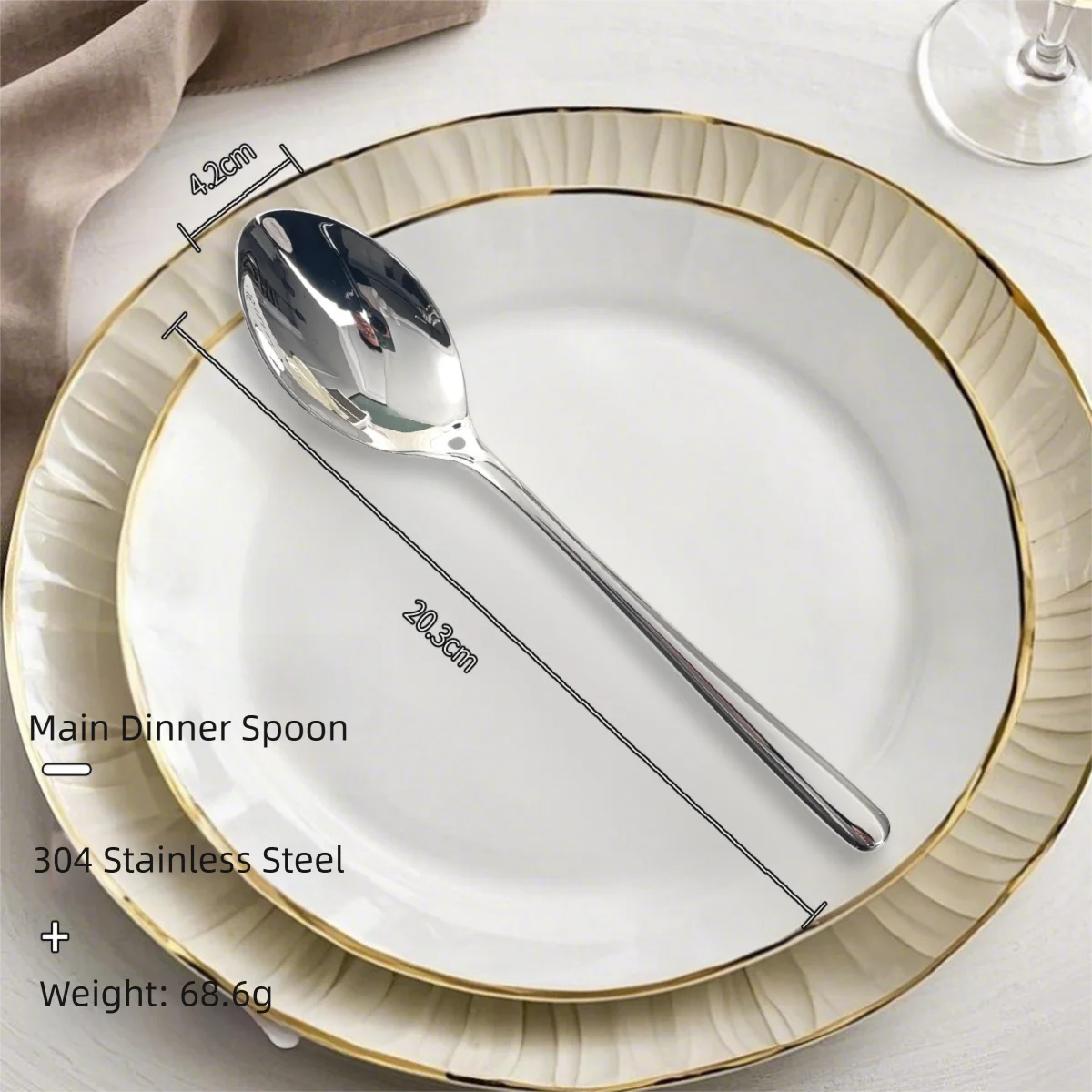 304 Stainless Steel Flatware Set | 300 MOQ | Super Mirror Polish | Custom