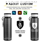 Custom BPA-Free Water Bottles 1000ml | 100 MOQ Sports Team Hydration